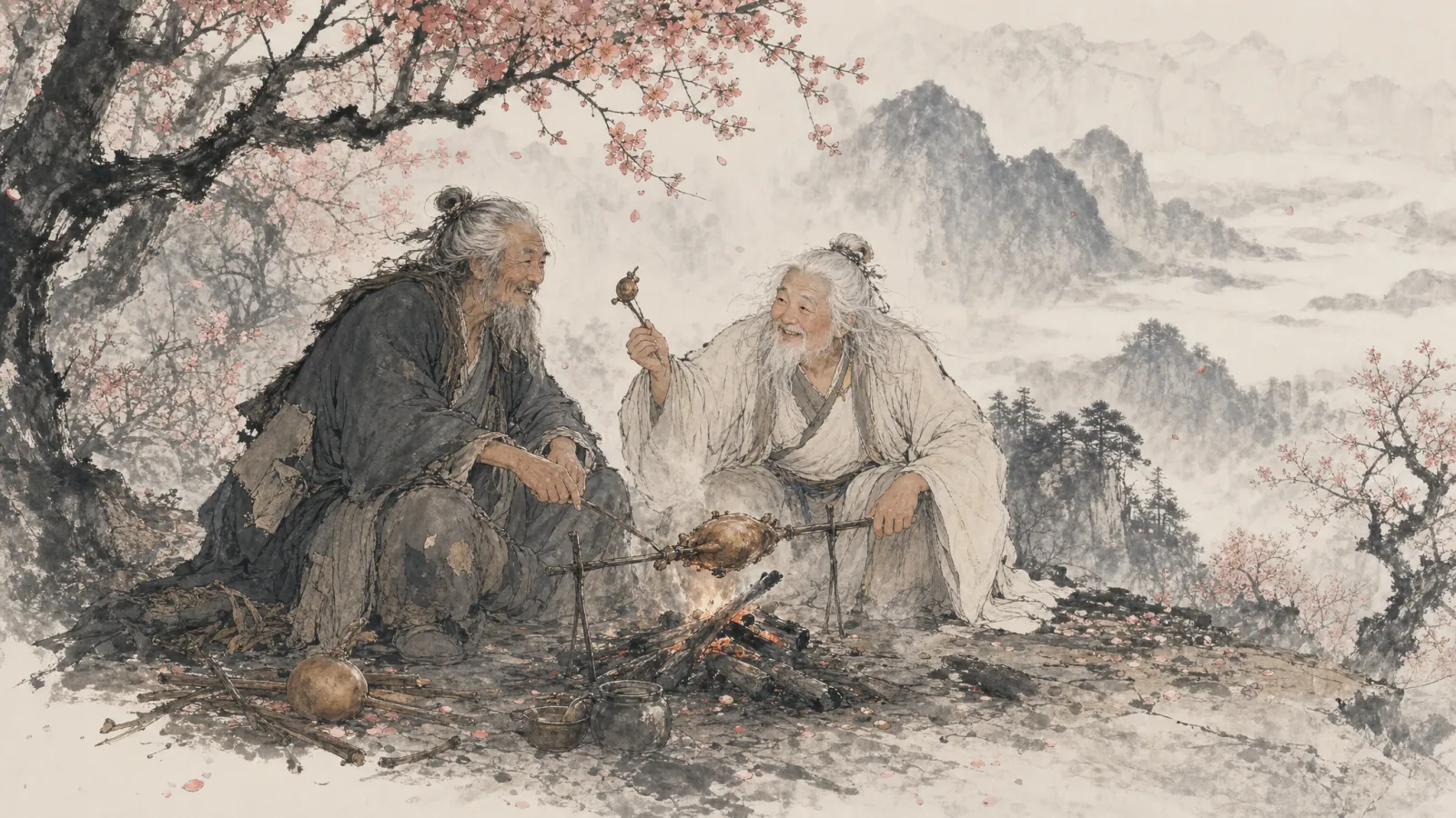 黄仁勋穿皮衣喝6元蜜雪冰城：金庸笔下两个顶级高手为一只鸡就服软