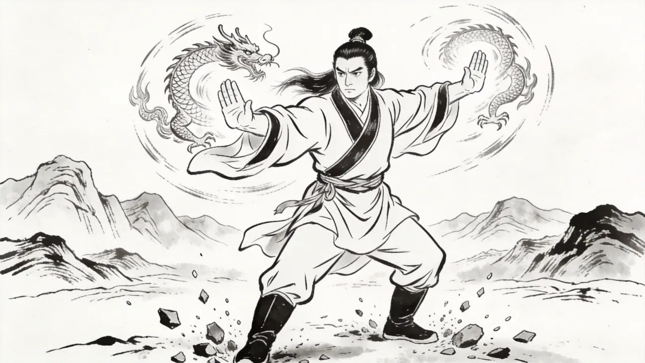郭靖武功大成，当年死背的怪文成了登顶的根基