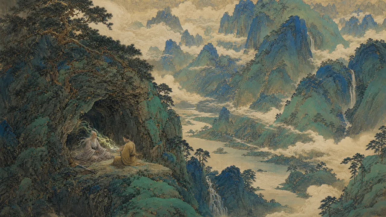 缥缈峰灵鹫宫,云雾缭绕的仙家门派胜景