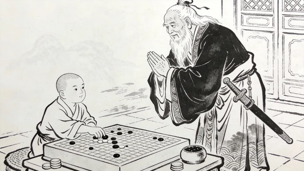 虚竹闭眼随手落下一子,数十年死局豁然而解