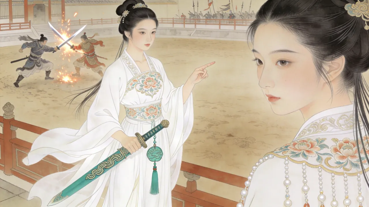 曼陀山庄琅嬛玉洞,娴静少女遍览武学典籍