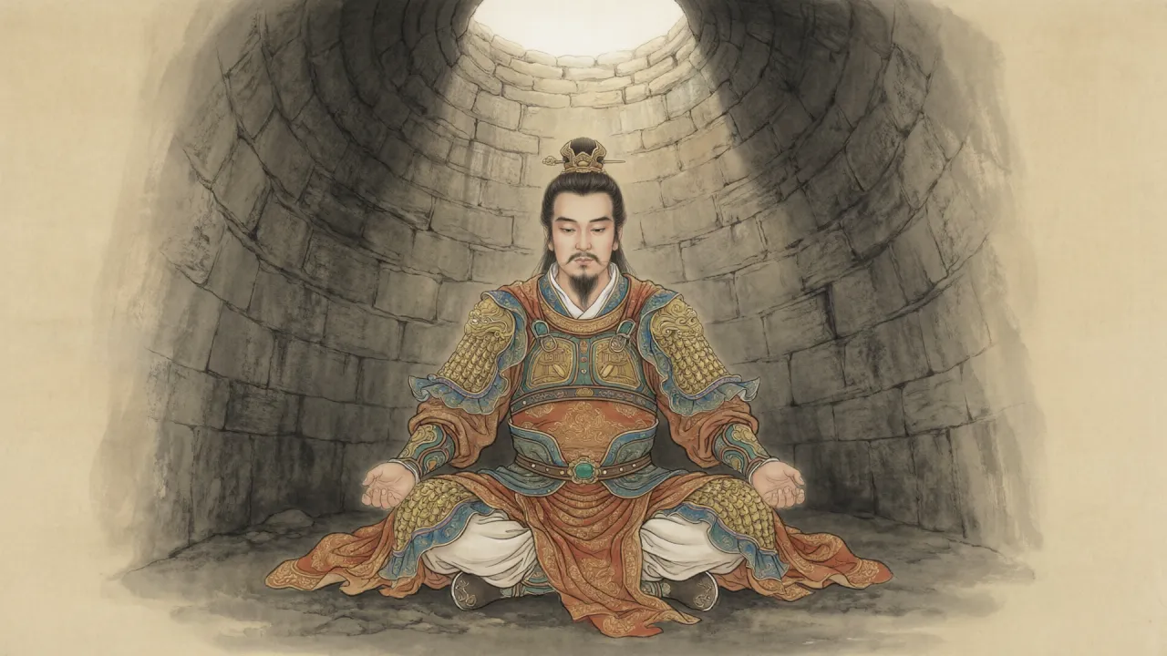 枯井之底,借来的内力散尽,鸠摩智终于放下