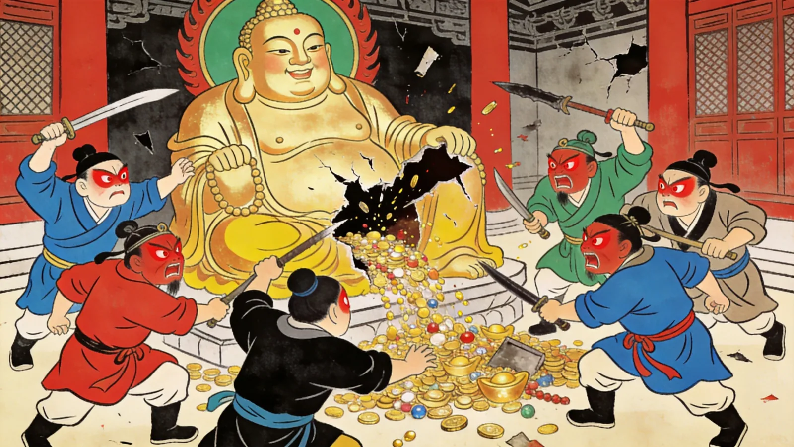 黄金暴跌那天，我想起《连城诀》里淬了毒的宝藏